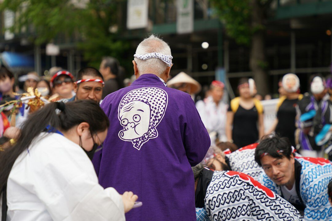 seniors at japanese festival